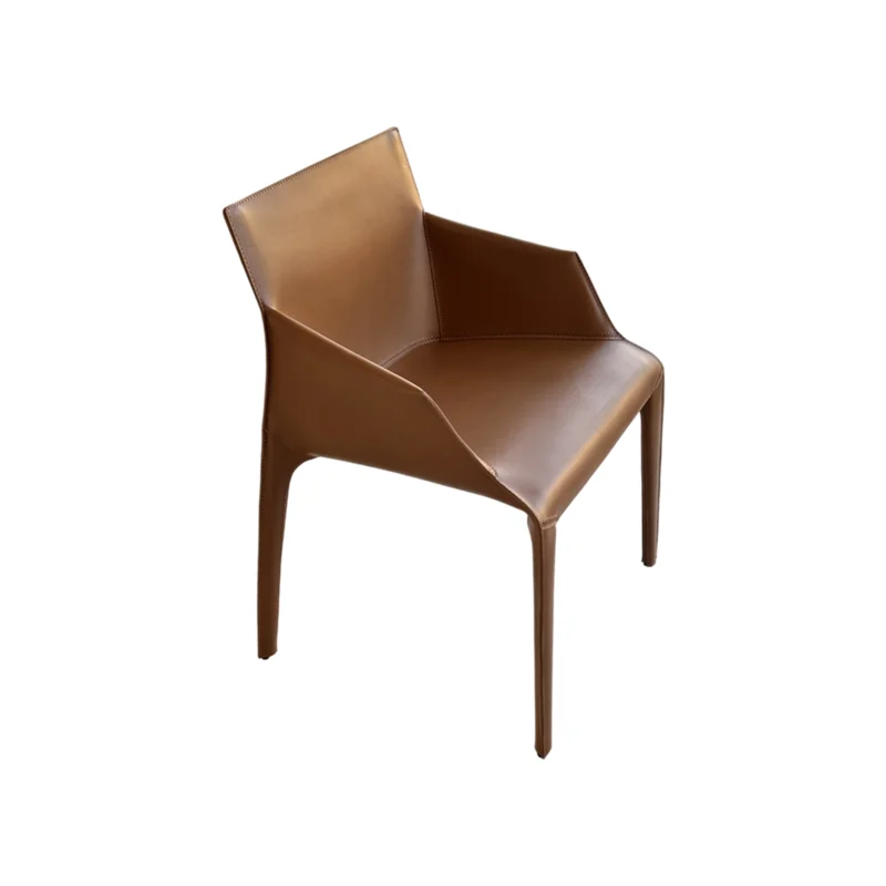 sedia seattle con braccioli poliform cuoio in sconto