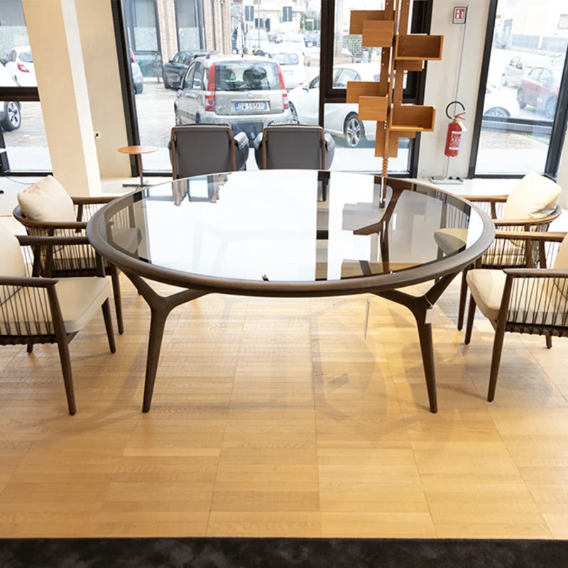 tavolo rotondo sevenmiles ceccoti collezioni legno al miglior prezzo