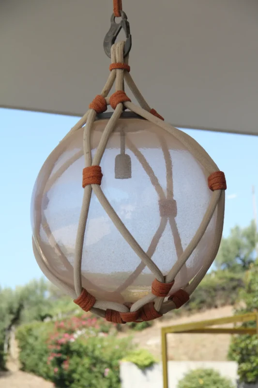 lampada a sospensione outdoor bollicosa nautilus cassina rosa in offerta