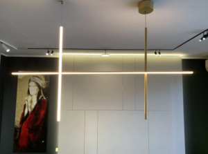 Lampada a sospensione Coordinates S2 Champagne in offerta