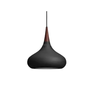 Lampada a sospensione Orient Nera P3 Ø 50 Fritz Hansen singolo pezzo display