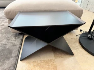 Sgabello Anin Living Divani Nero in sconto