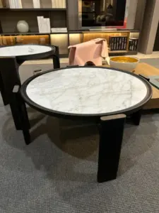 Tavolino Duo H36 D80 Ceccotti Collezioni design moderno outlet