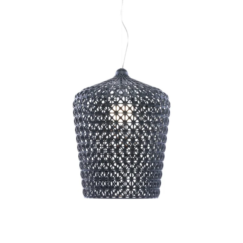 lampada a sospensione kabuki kartell nero in sconto