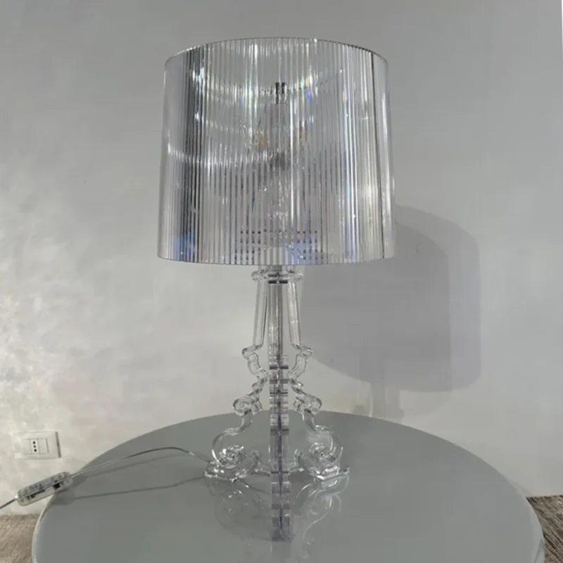 lampada da tavolo bourgie kartell trasparente occasione