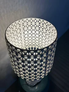 lampada da tavolo mini kabuki kartell bianco in sconto