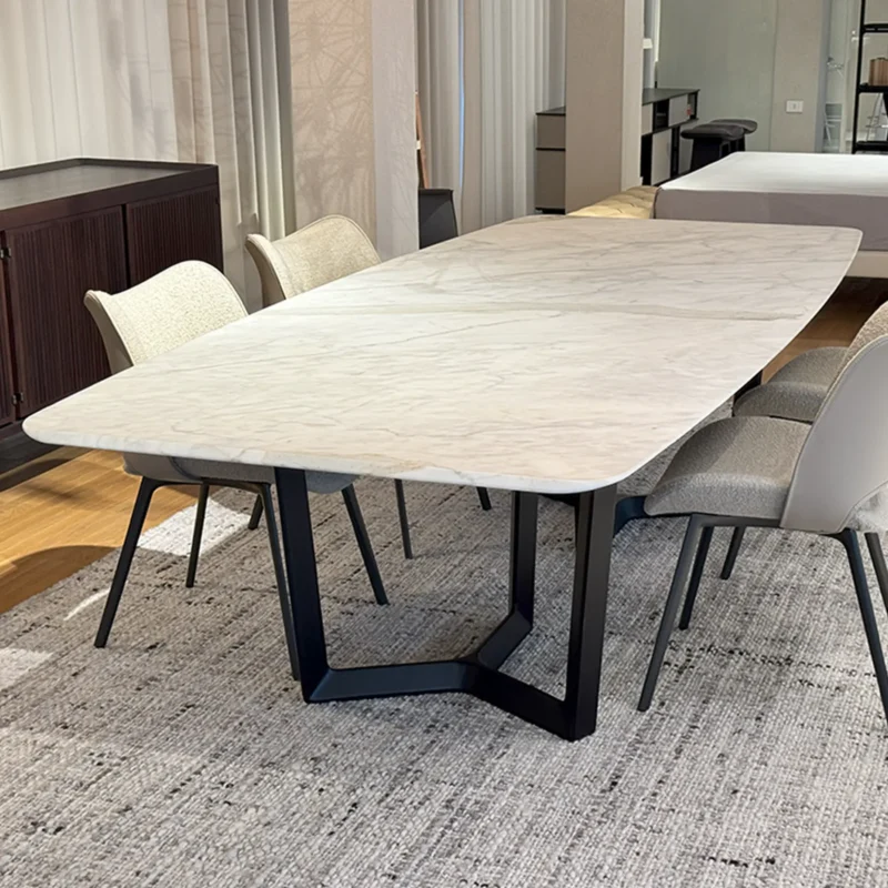 tavolo bolero ravel poltrona frau piano marmo calacatta in sconto