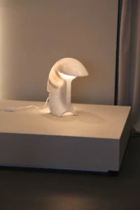 lampada da tavolo biagio flos marmo bianco in promozione