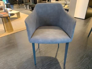 sedia carmen riflessi grigio in sconto