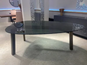 tavolo trebble riflessi cristallo in sconto