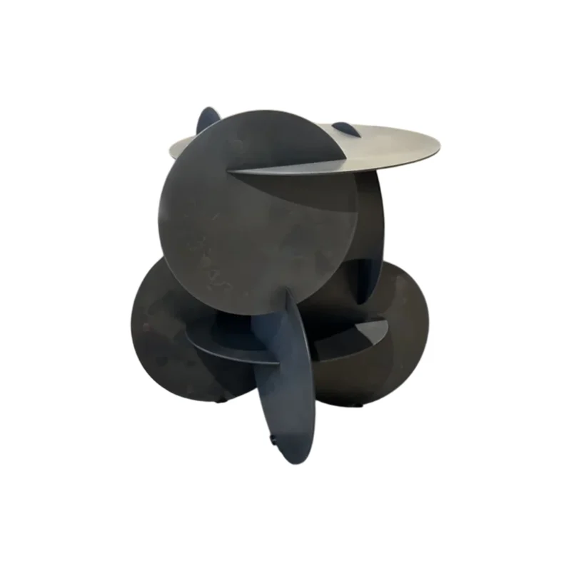 tavolino monete gallotti & radice metallo brunito a mano in sconto