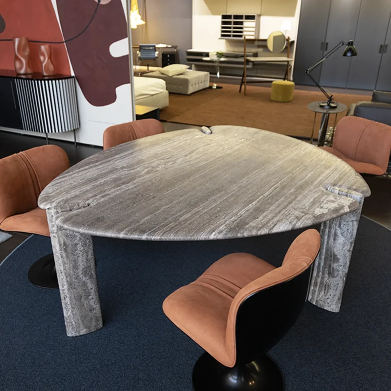 tavolo isamu stone baxter legno massello finitura silver al miglior prezzo