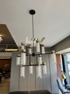 lampada a sospensione osman tooy vetro finitura nero opaco in sconto