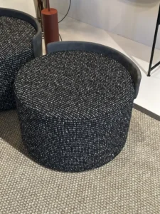 pouf gelly henge pelle nero in offerta