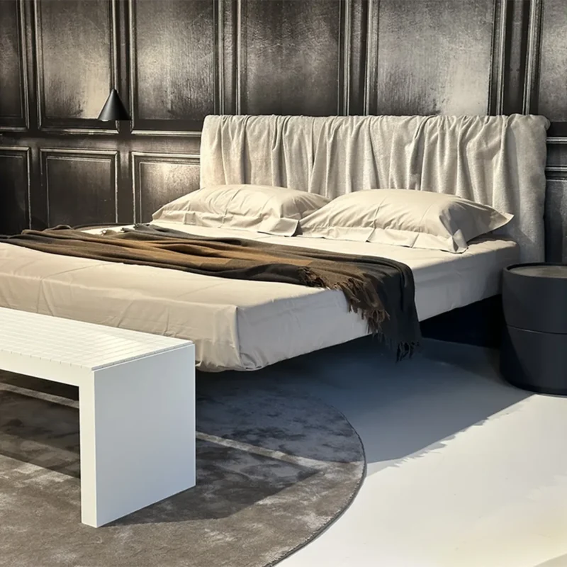 letto fluttua replis lago testiera rivestita scontato