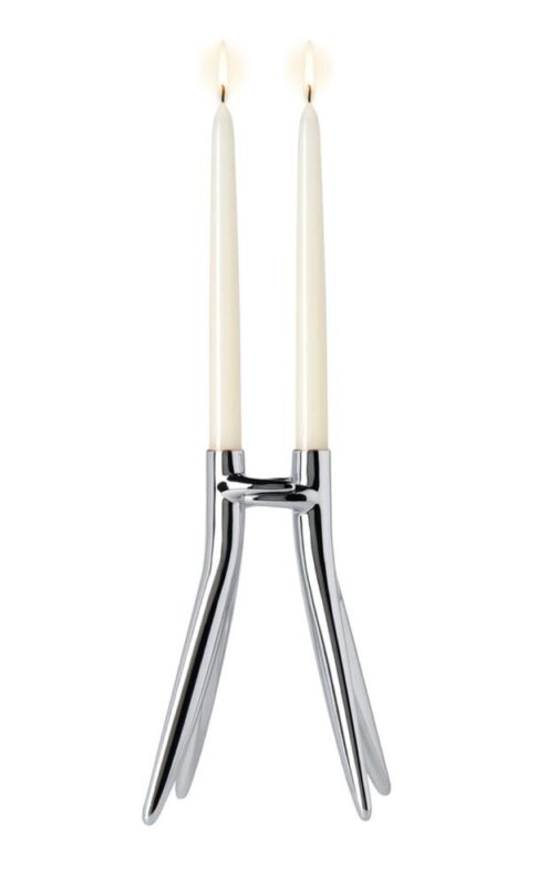 Candelabro Abbracciaio Cromo