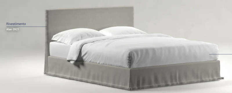 letto notturno shabby chic