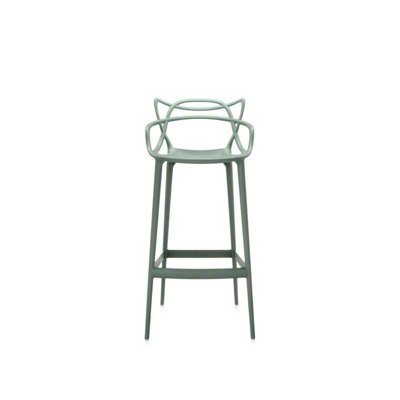 sgabello masters salvia h65 di kartell