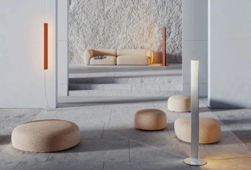Lampade da terra Stripe TR 180 Bredaquaranta