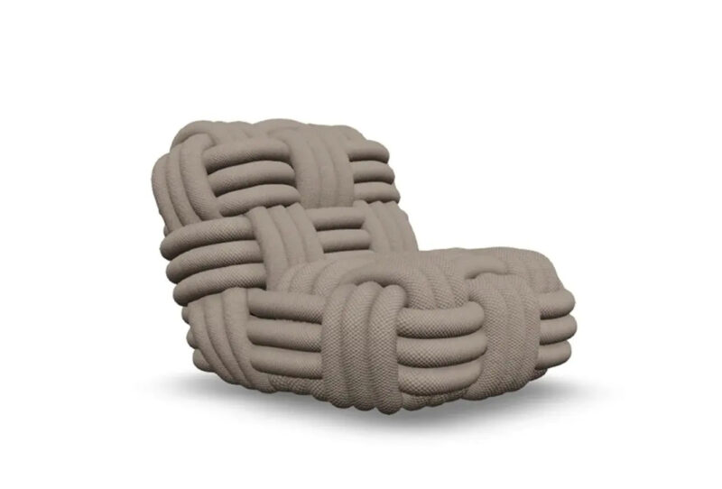 Poltrone Knitty Lounge Chair Moooi